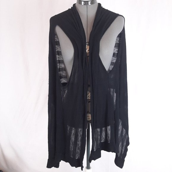 Twenty One Shawl Light Weight Cardigan Throw Top M - Picture 5 of 6